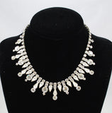 Kramer Rhinestone Necklace Vintage 1940's