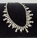 Kramer Rhinestone Necklace Vintage 1940's