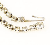 Hook clasp on Kramer Rhinestone Necklace 