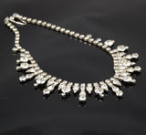 Kramer Rhinestone Necklace Vintage 1940's