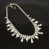 Kramer Rhinestone Necklace Vintage Signed
