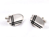 Jacques Kreisler Craft Stainless Steel Cuff Links