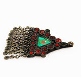 Kuchi Afghan Triangle Pendant Vintage Silver
