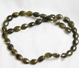 labradorite oval gemstone beads