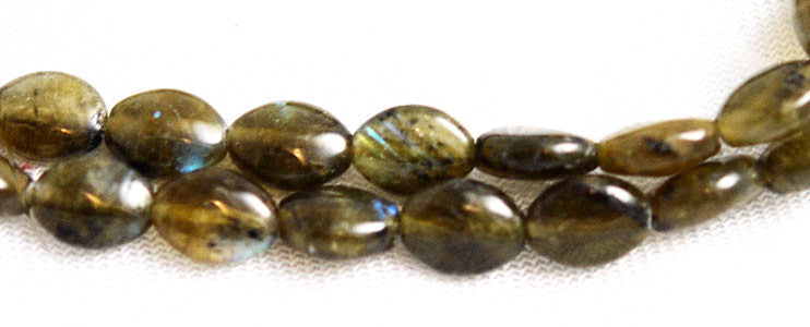 Labradorite  Oval Bead Strands