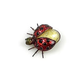 Jelly Belly Enamel Lady Bug Brooch Vintage
