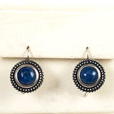 Lapis Sterling Pierced Earrings