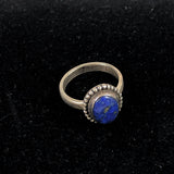 Lapis Sterling Silver Ring Vintage