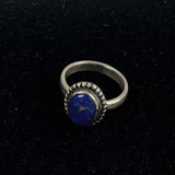 Lapis Sterling Silver Ring 7½