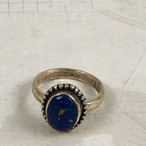 Lapis Sterling Silver Ring 7½