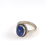 Lapis Sterling Silver Ring 7½