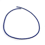 lapis 2mm round beads micro