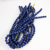 Lapis Lazuli Round Bead Strands Gemstone