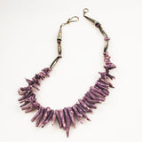 Lavender Branch Coral Necklace 