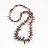 Vintage Purple coral necklace 