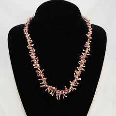 Purple Branch Coral Necklace Rare