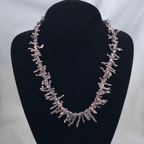 Purple Branch Coral Necklace Rare
