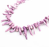 Rare Lavender Branch Coral Necklace 