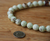 Lemon Chrysoprase (Citron) Faceted Round Beads