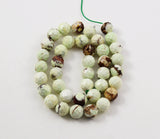 Lemon Chrysoprase (Citron) Faceted Round Beads - 10mm