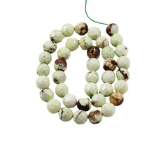 Lemon Chrysoprase (Citron) Faceted Round Beads - 10mm