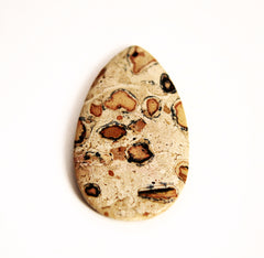 Leopard Skin Jasper Teardrop Pendant Gemstone