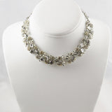 Lisner Rhinestone Choker Necklace Vintage