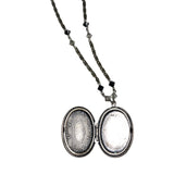 Floral Locket Necklace Liz Paiacios