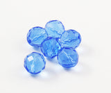 Light sapphire round crystals 12mm