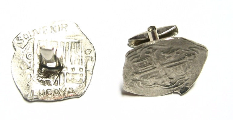 Lucaya Silver Plated Cuff Links