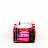 Lucite Pink Ring 8½ Mid-Century Modern