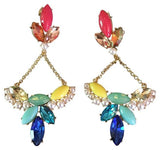 Lulu Frost Chandelier Earrings NWT