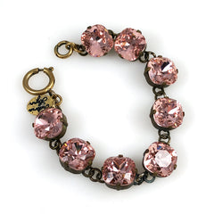 Swarovski Vintage Rose Crystal Bracelet by Victoria Lynn