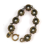 Swarovski Vintage Rose Crystal Bracelet by Victoria Lynn
