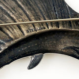 Sterling Vintage Swordfish Large Brooch
