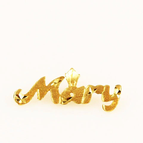 Gold Mary Charm 14K