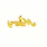 Gold Mary Charm Pendant 14K