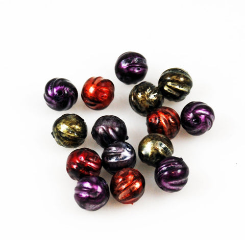 10mm Royal Colored Lucite Bead Mix