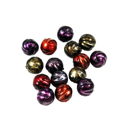 Royal Colored Lucite Beads Mix 10mm - Vintage (24)