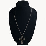  Sterling Silver Mexican Cross Necklace