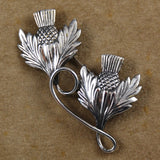 Sterling Thistle Brooch Michele