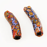 Antique Millefiori Elbow African Trade Beads