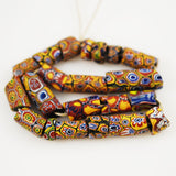 Antique Millefiori African Trade Beads Strand