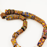Antique Millefiori African Trade Beads Strand