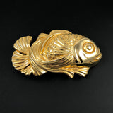 Mimi Di N Gold Fish Belt Buckle