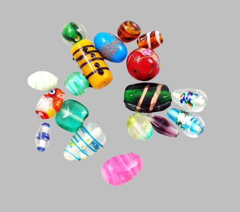 Handmade Lamp Work Glass Beads Handmade Lamp Work Glass Beads