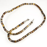 Mixed Metal Snake Necklace 