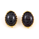 Scarab Earrings Metropolitan Museum of Art Clip On