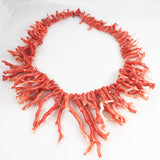 Momo Coral Extra Long Branch Beads AA Japan