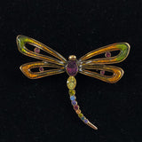 Monet Enamel Dragonfly Brooch